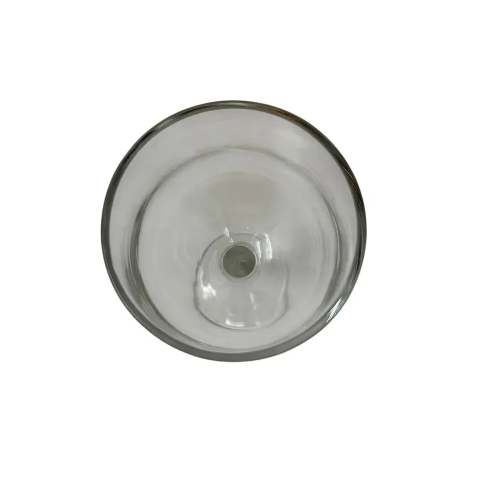 Calvin Klein Bellport Wine Glass Clear Thick Stemmed 7 7/8